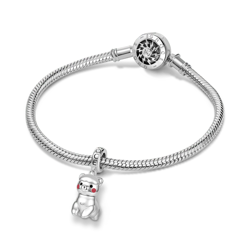 Gnoce Amulet alpakki, Mieszanka srebra platerowanego platyną - Image 3
