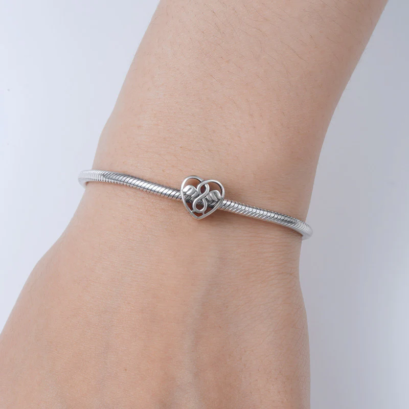 Charms Koralik Anioł ze Srebra Próby 925 - Image 3
