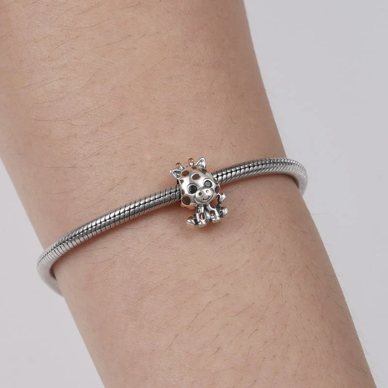 Charms Mała Żyrafa ze srebra próby 925 - Image 3