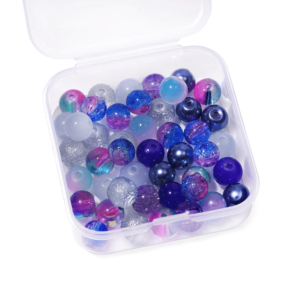 Gnoce DIY Indigo niebieski Galaxy szklana bransoletka z koralików - Image 3