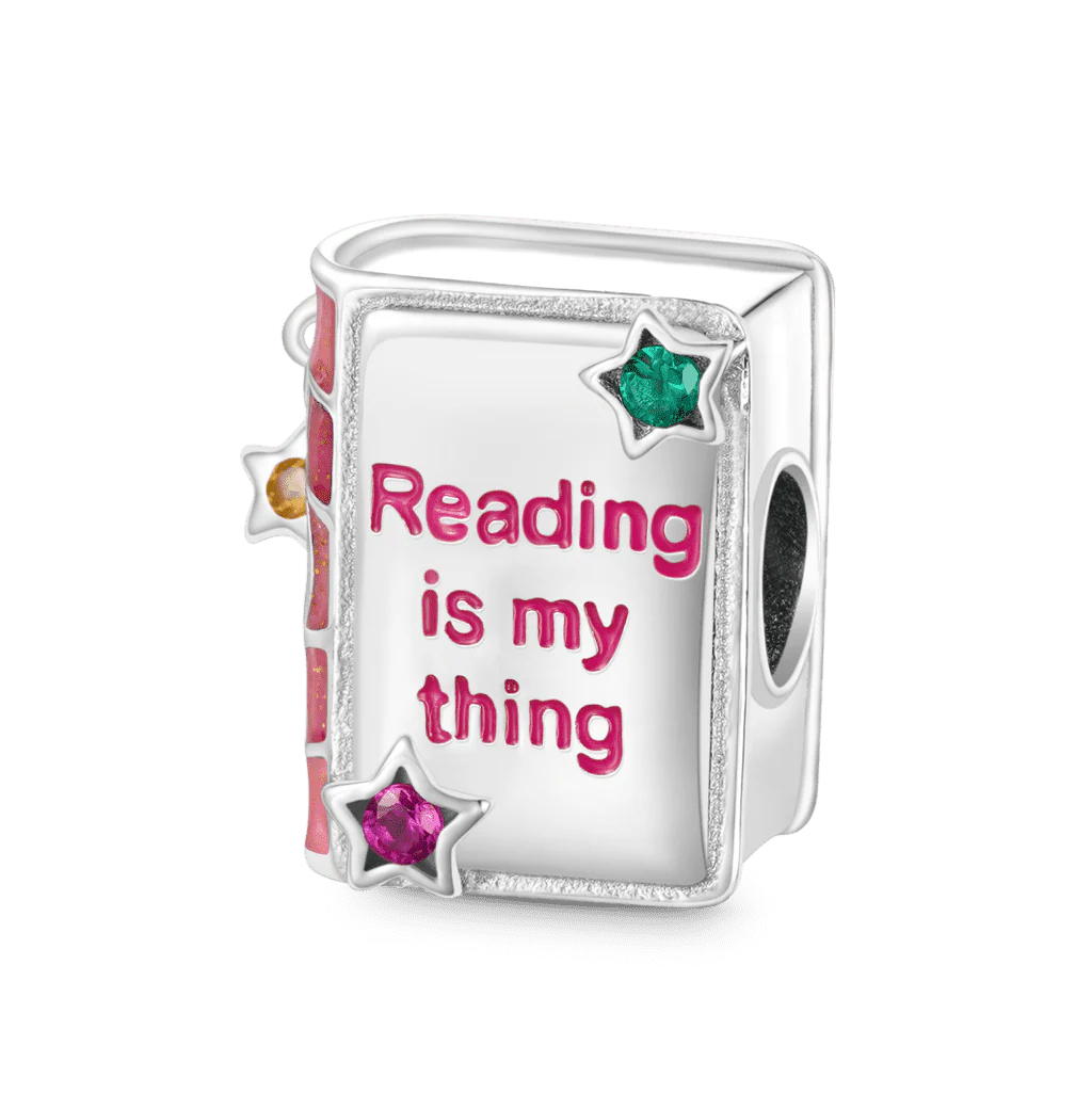 Gnoce "Reading is my thing" Charms do książki