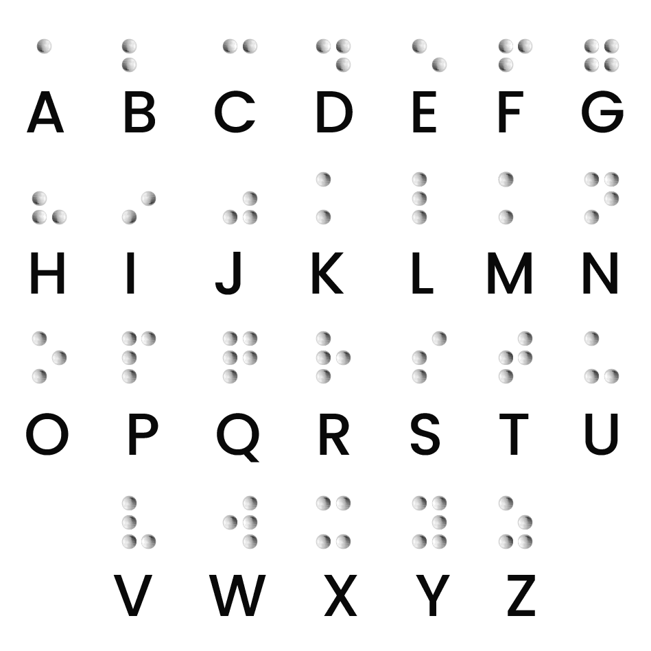 Gnoce Naszyjnik z sercem i napisem Braille'a z spersonalizowanym kamieniem narodzin - Image 4