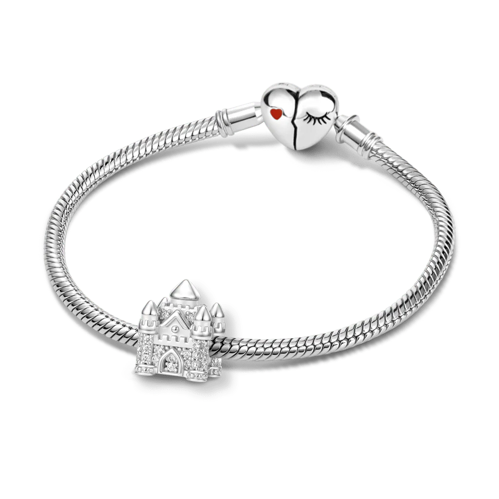 Gnoce Amulet zamku, powlekany platyną ze srebrnego stopu - Image 3