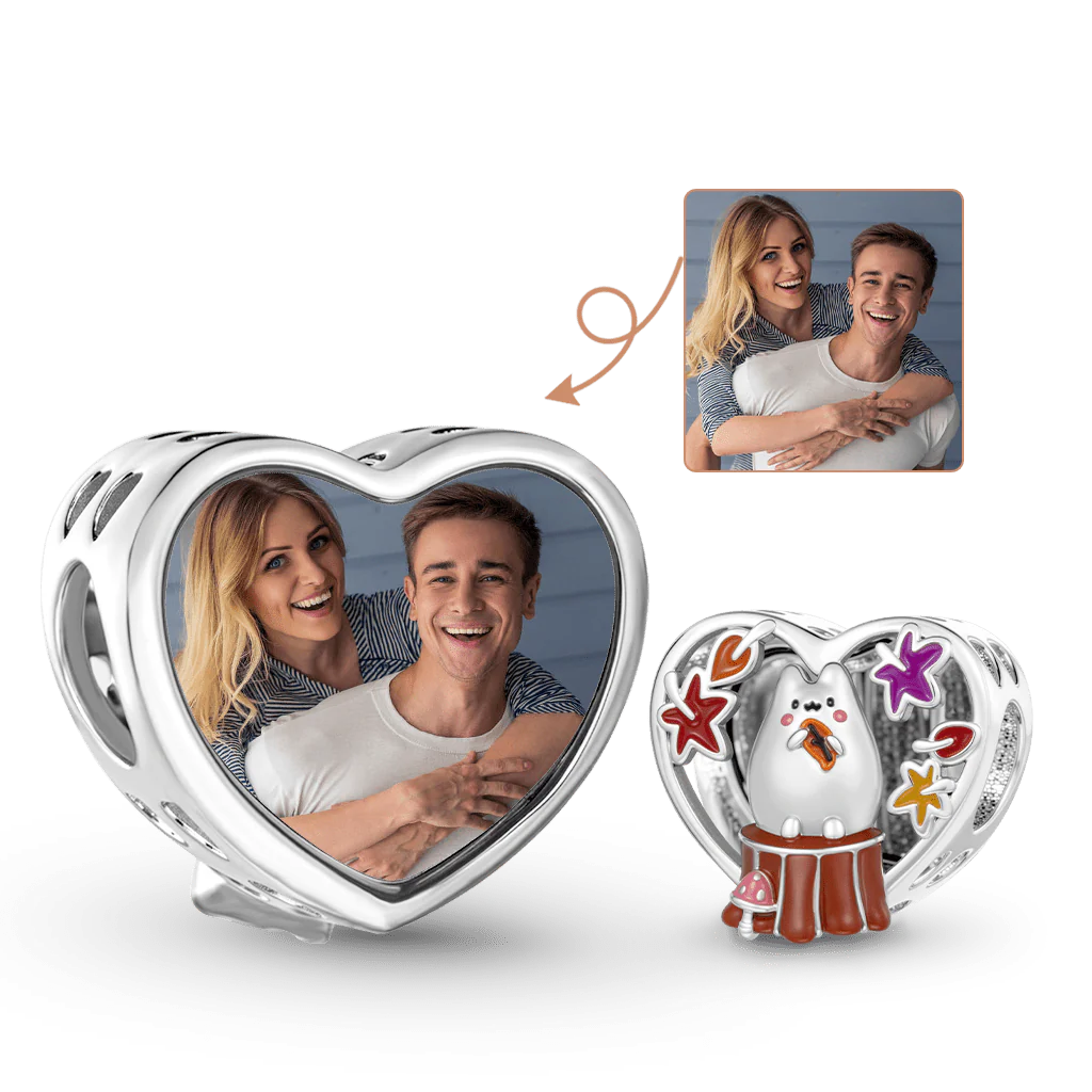 Gnoce Personalizowany amulet ze zdjęciem kota