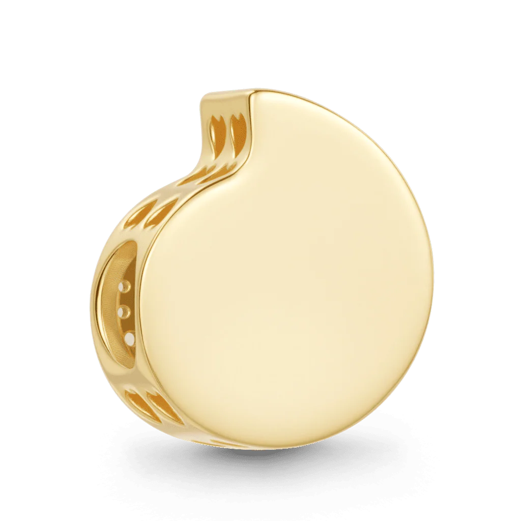 Gnoce Amulet muszli, powlekany platyną ze srebrnego stopu - Image 5