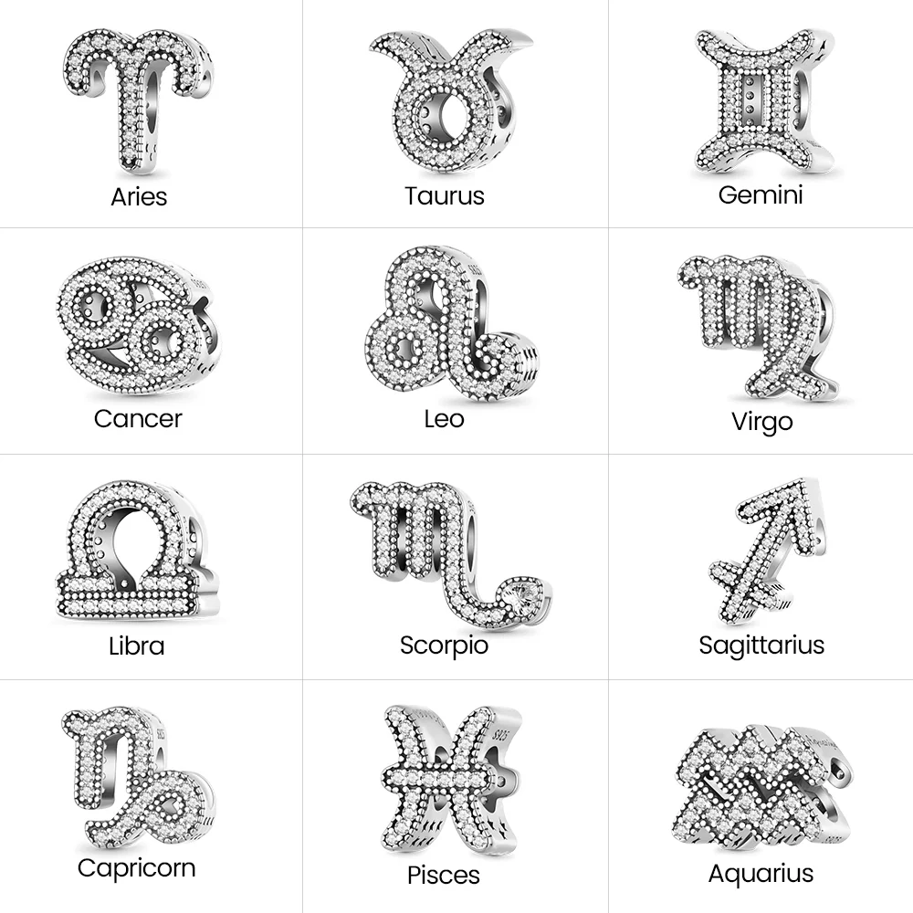Gnoce Dwanaście konstelacji Szczęśliwy Charms - Image 6
