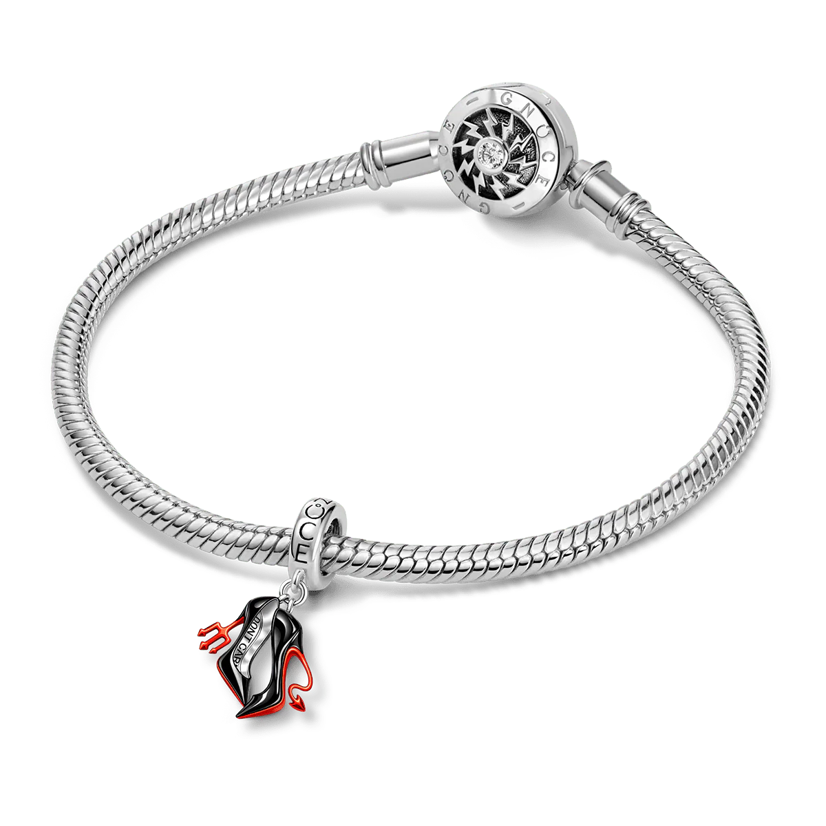 Gnoce Amulet diabelskich szpilek, Mieszanka srebra platerowanego platyną - Image 4