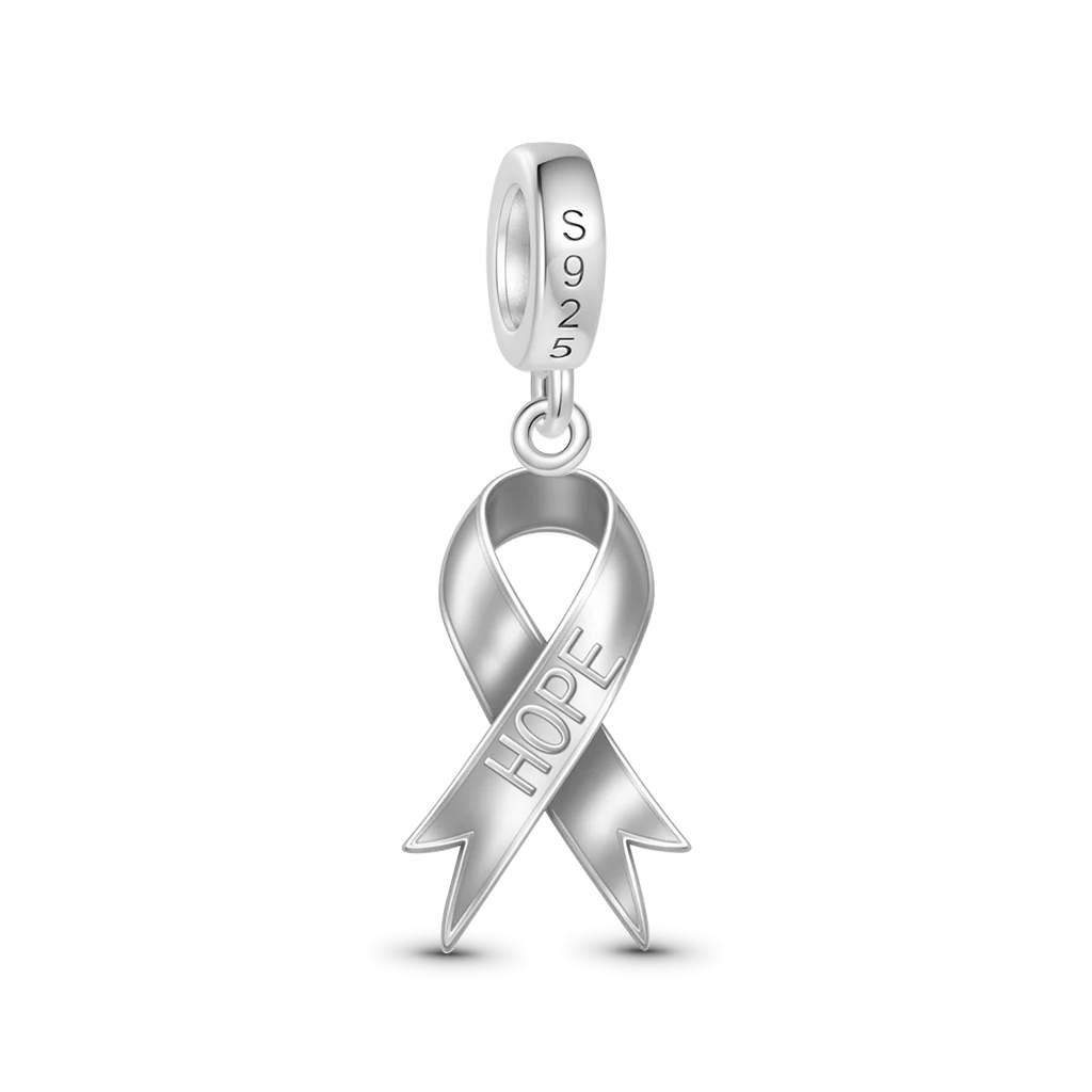 Gnoce Charms Wstążka Personalizowana Świadomości Chorób Mieszanka srebra platerowanego platyną - Image 5