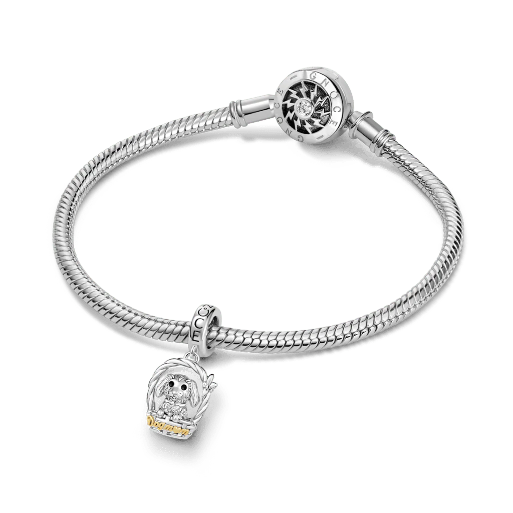 Gnoce Amulet matki psa, Mieszanka srebra platerowanego platyną - Image 3