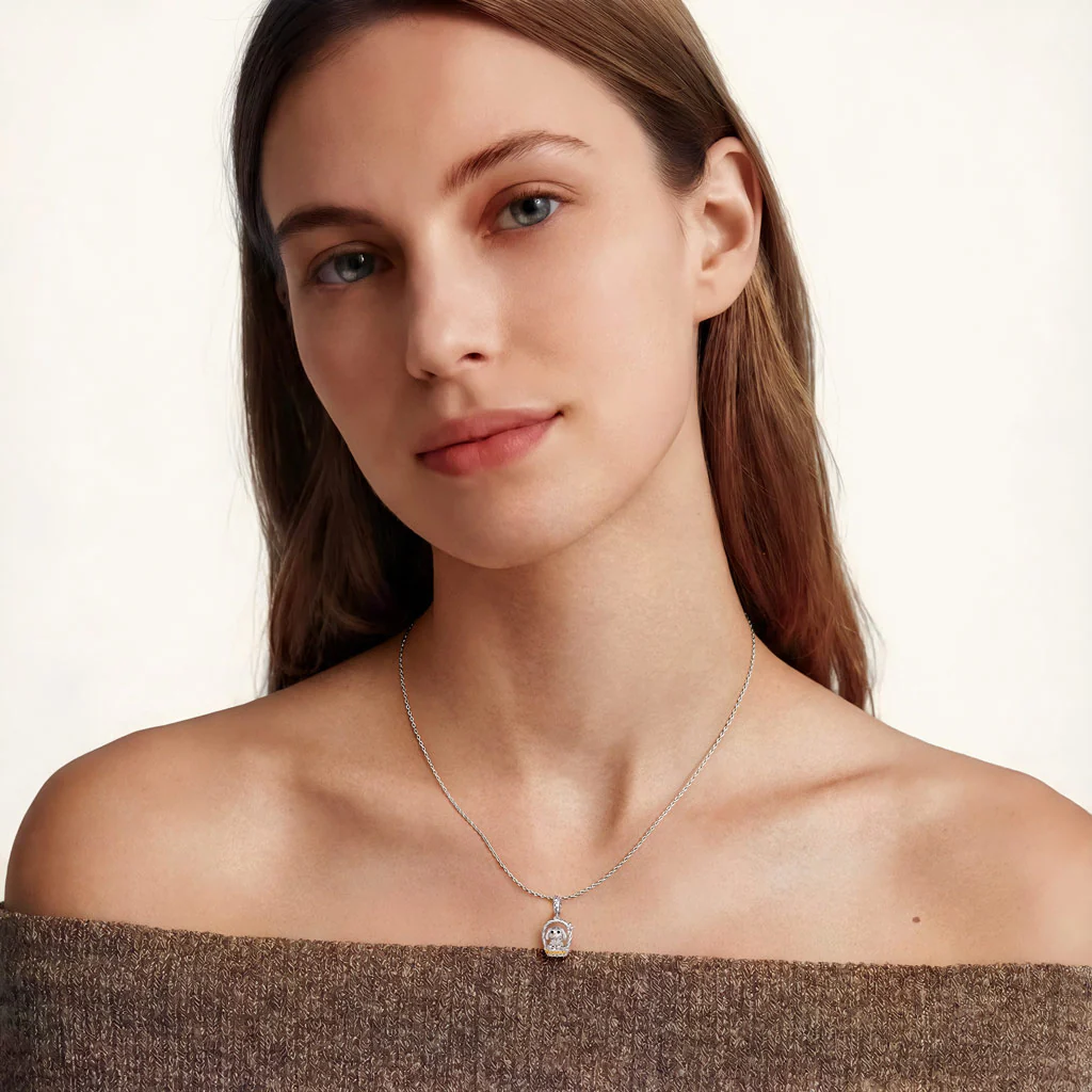 Gnoce Amulet matki psa, Mieszanka srebra platerowanego platyną - Image 4