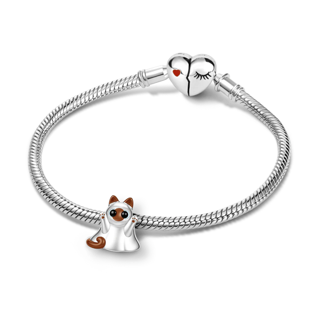 Gnoce Amulet kota ducha, Mieszanka srebra platerowanego platyną - Image 3