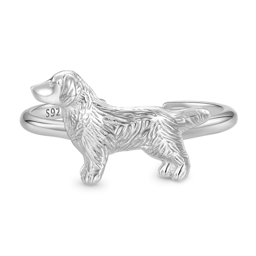 Gnoce Pierścionek z opaską Golden Retriever