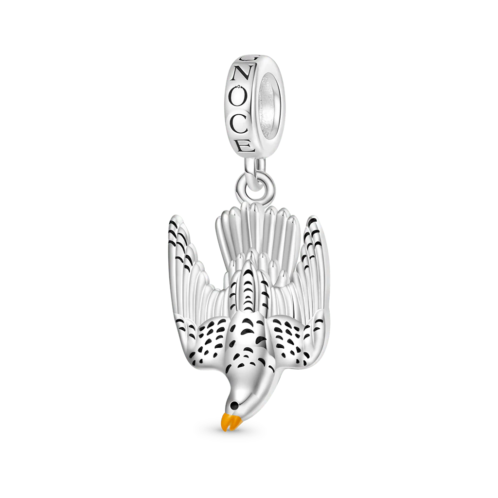 Gnoce Zawieszka Gyrfalcon Charm Dangle Mieszanka srebra platerowanego platyną