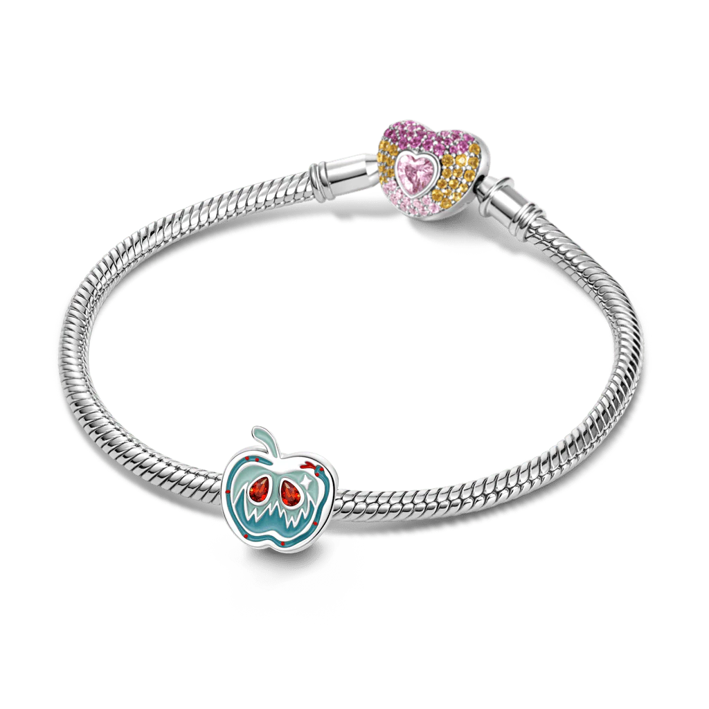 Gnoce Amulet połowy jabłka, Mieszanka srebra platerowanego platyną - Image 3