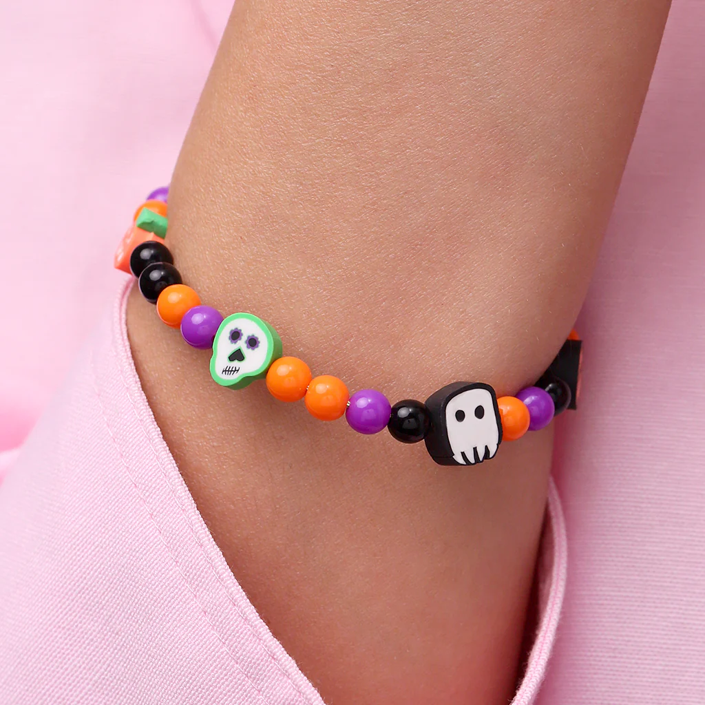 Gnoce Halloween DIY Wielokolorowa bransoletka z koralików - Image 6