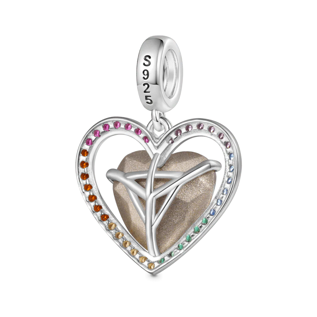 Gnoce Kolorowe Serce Miłości Charms-Zawieszka - Image 2