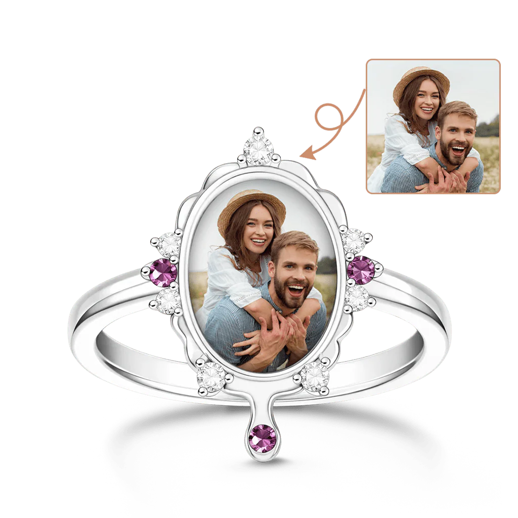 Gnoce Magiczny pierścień z termiczną zmianą koloru i zdjęciem - Image 6