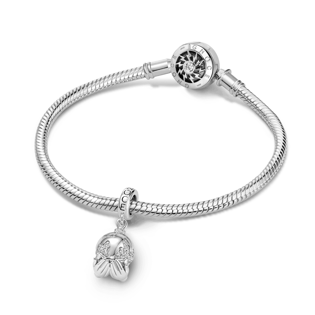 Gnoce Obrotowy Amulet Ziemi Mieszanka srebra platerowanego platyną - Image 4