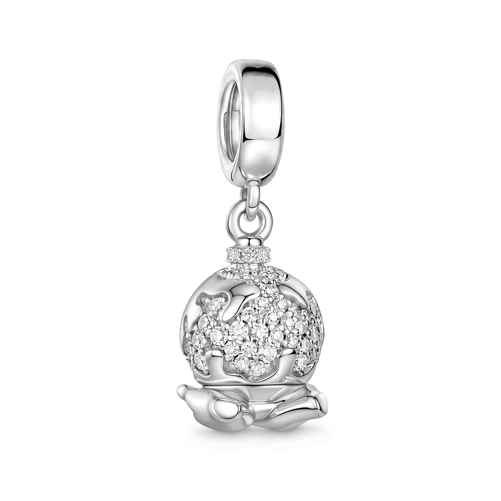 Gnoce Obrotowy Amulet Ziemi Mieszanka srebra platerowanego platyną - Image 7