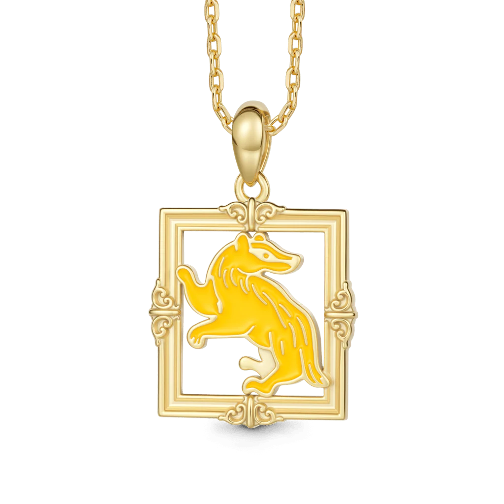 Gnoce Naszyjnik Harry Potter Borsuk Hufflepuffu