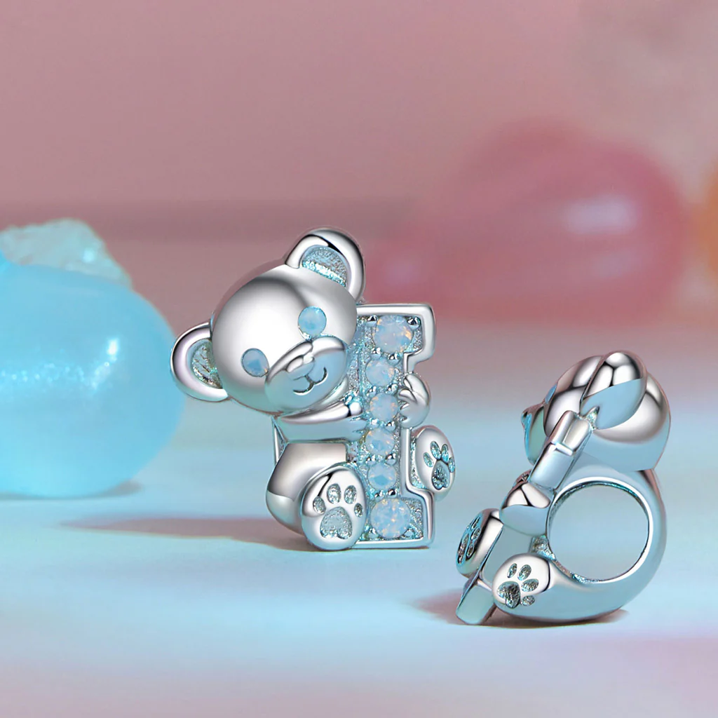 Gnoce „I Love U” Mały Niedźwiadek Charms - Image 2