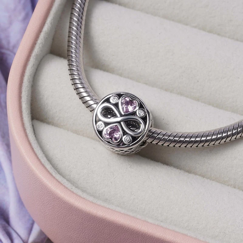 Charms Nieskończoności Miłości ze srebra próby 925 - Image 2
