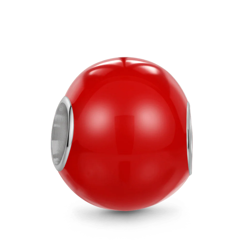 Gnoce charm Daruma japoński Mieszanka srebra platerowanego platyną - Image 6