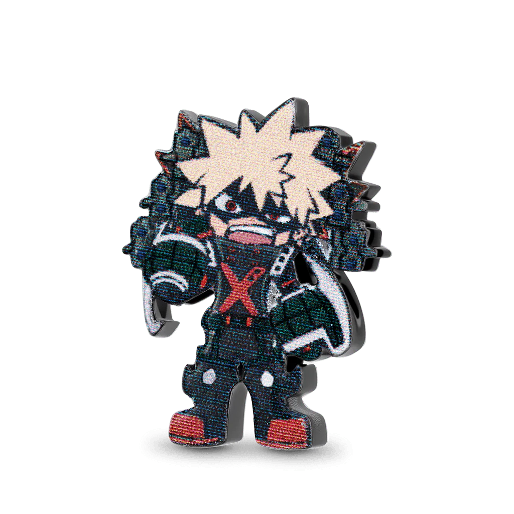 Gnoce Moje Héros Akademia Charm Katsuki Bakugo Mieszanka srebra platerowanego platyną