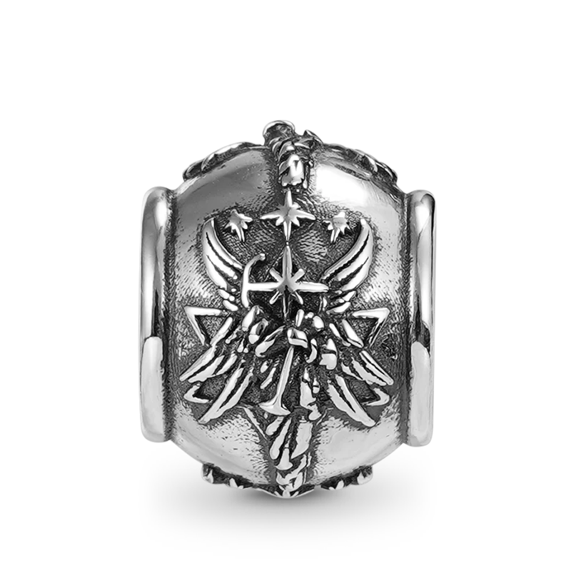 Gnoce Urokliwy Charm Vintage Wróżka Szczęścia Mieszanka srebra platerowanego platyną - Image 2
