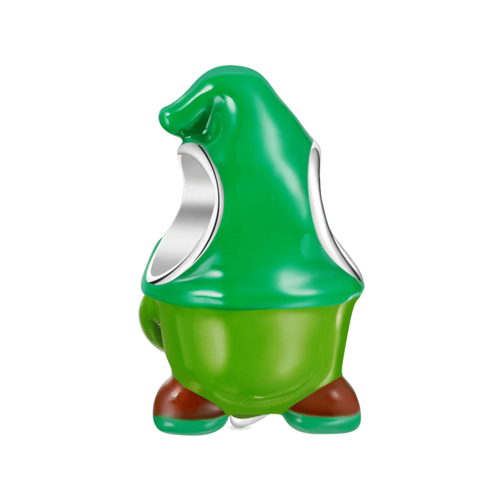 Gnoce Urok Gnom Trifolium Mieszanka srebra platerowanego platyną - Image 2