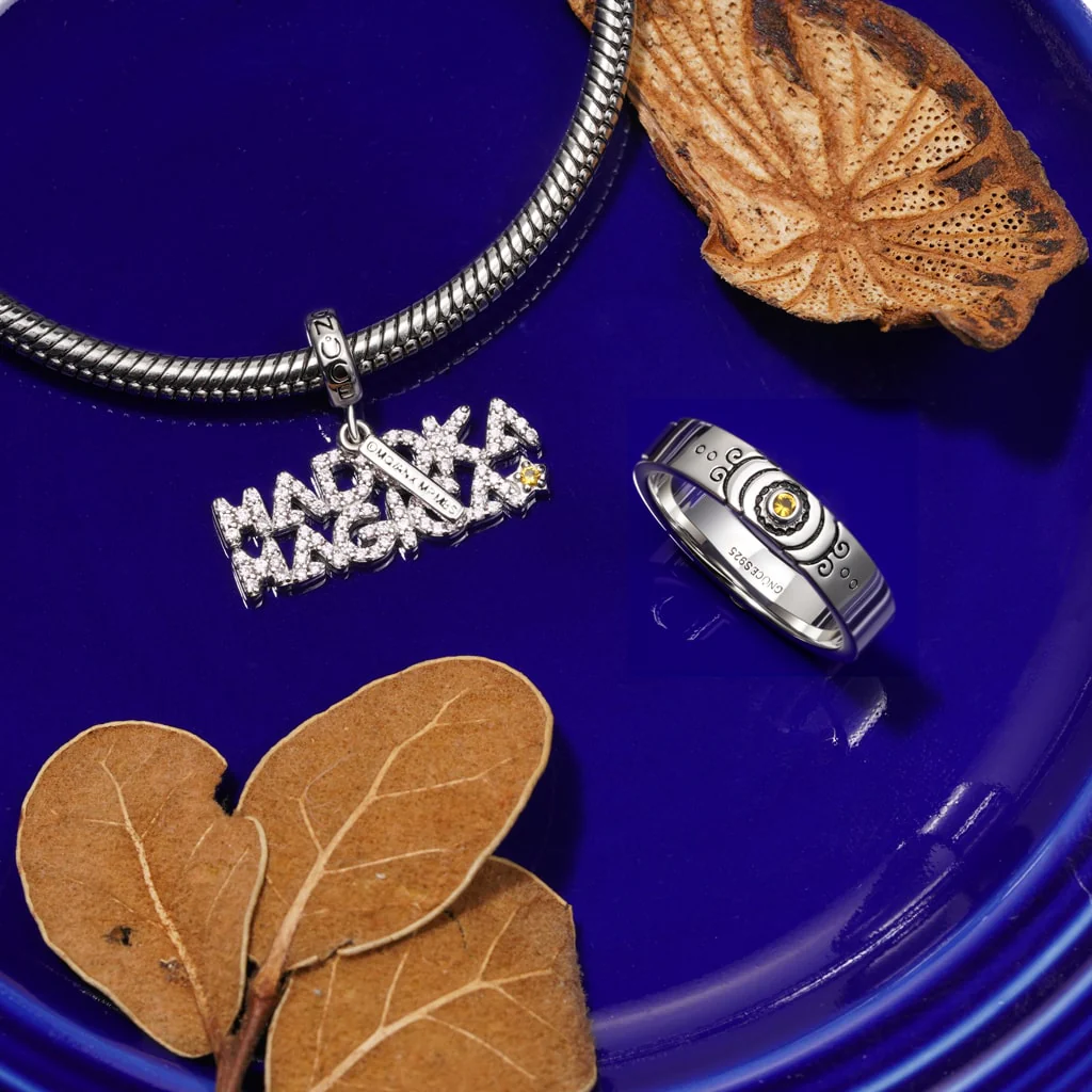 Gnoce Charm LOGO Madoka ☆ Magica Mieszanka srebra platerowanego platyną - Image 3