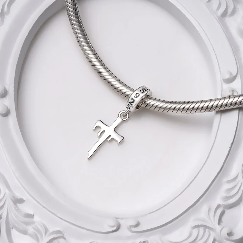 Wisząca zawieszka z krzyżem Gnoce Melting Cross - Image 2