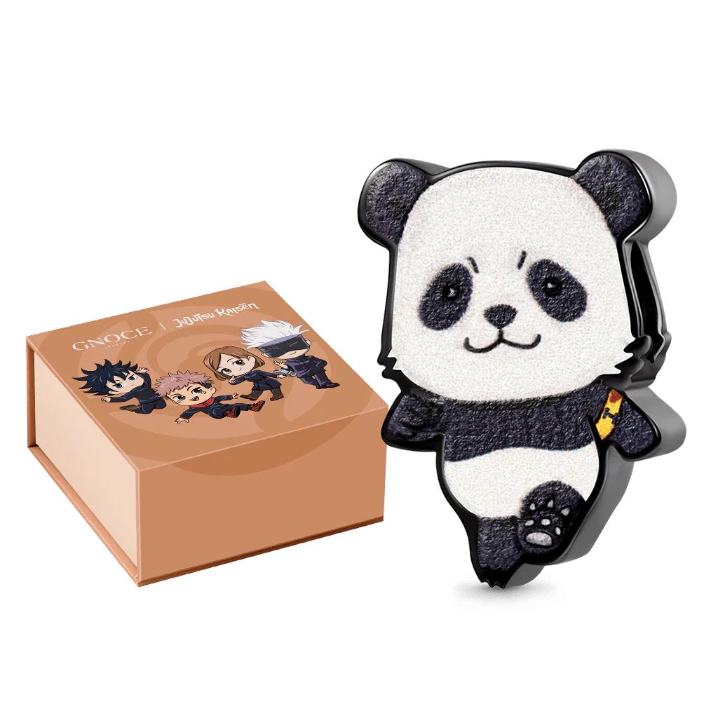 Gnoce Jujutsu Kaisen - Urok Panda Mieszanka srebra platerowanego platyną - Image 3