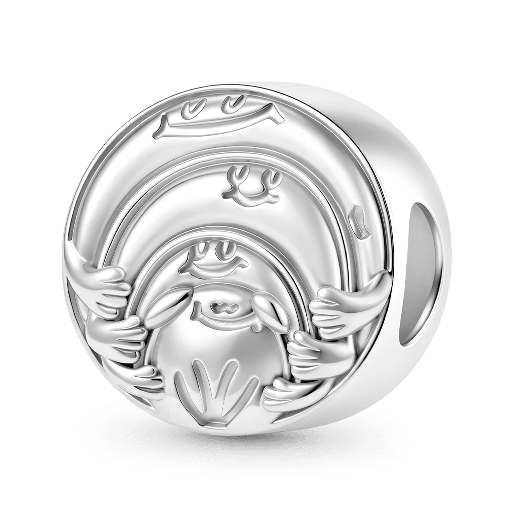 Gnoce Personalizowany amulet ze zdjęciem, Mieszanka srebra platerowanego platyną - Image 2