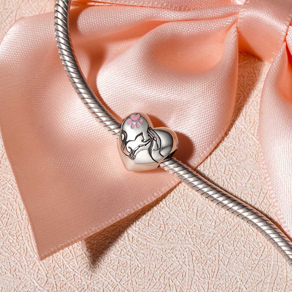 Charms w kształcie serca miłośnika zwierząt Gnoce - Image 2