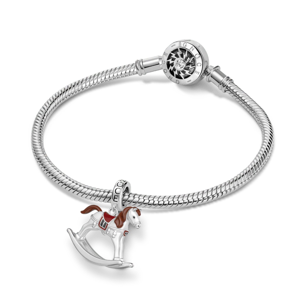 Gnoce Amulet konia bujanego, Mieszanka srebra platerowanego platyną - Image 3