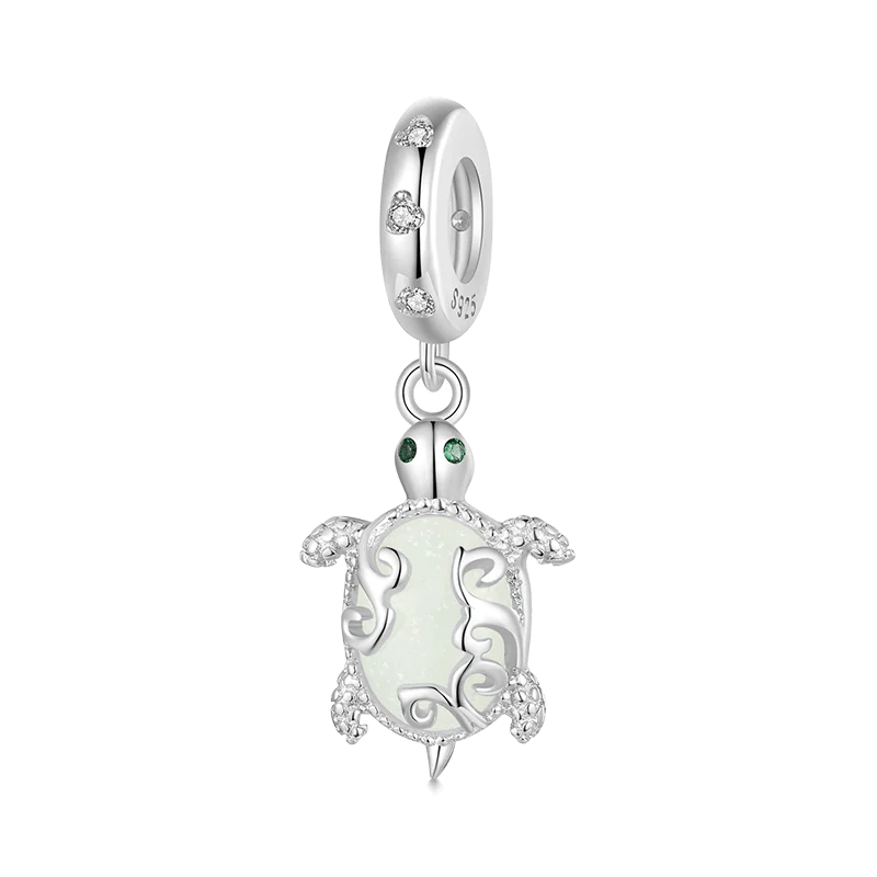 Gnoce Charms-zawieszka Świecący w ciemności żółw morski - Image 2