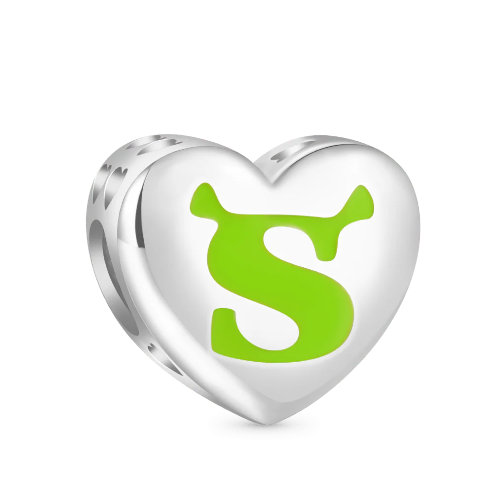Gnoce Charms w kształcie serca Shrek i Fiona - Image 2