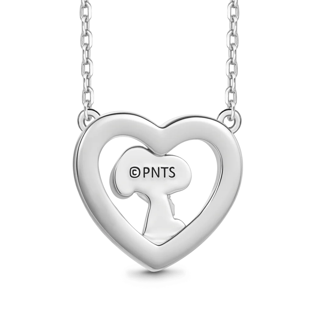 Gnoce Peanuts Snoopy Embrace Woodstock Heart Wisiorek - Image 4