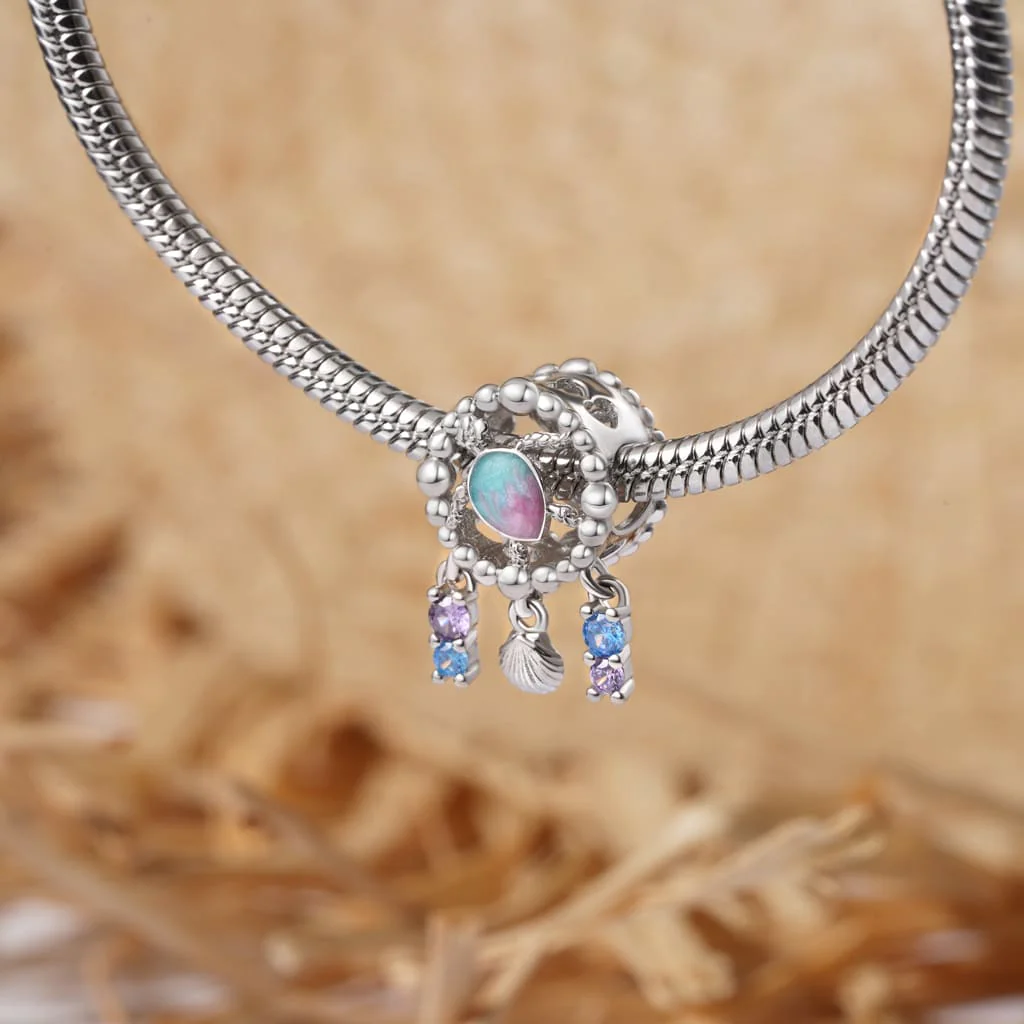 Gnoce Gradientowy żółw łapacz snów Charms - Image 3