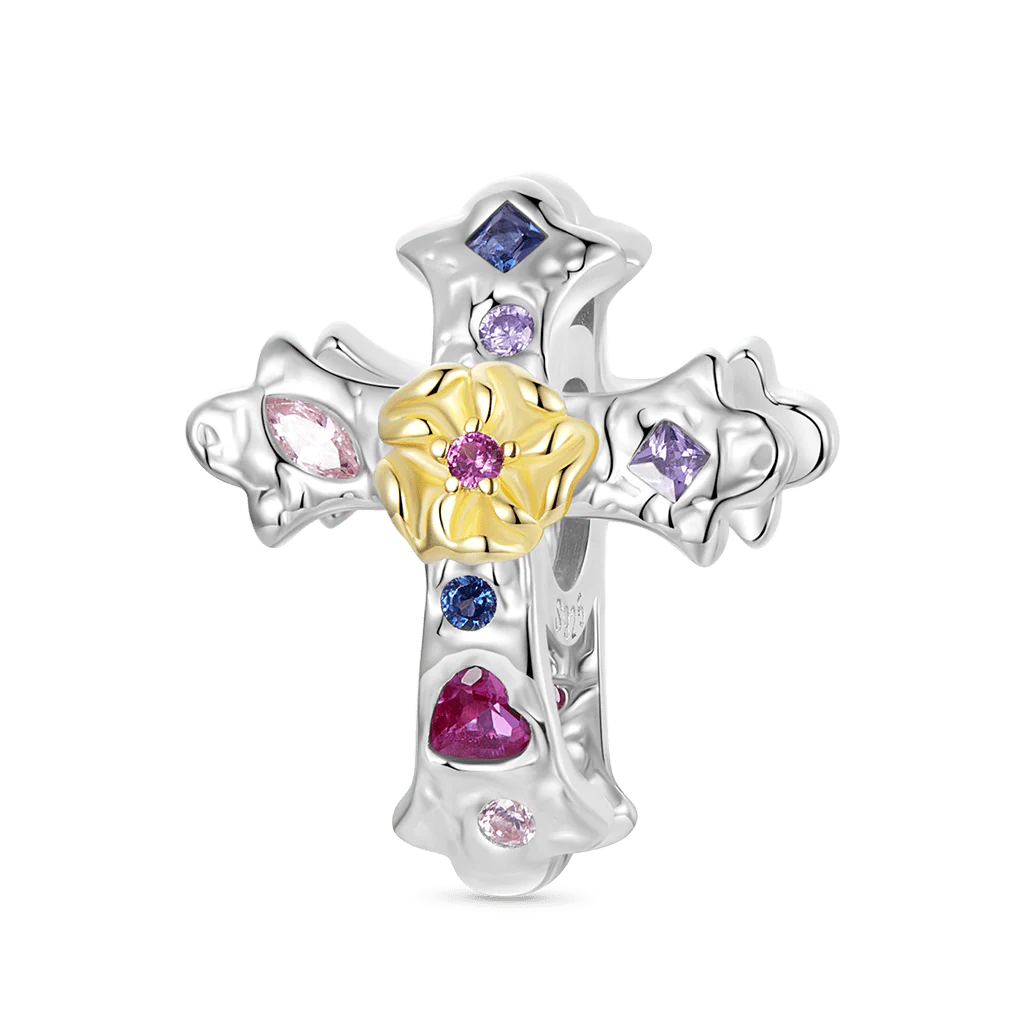 Gnoce Charms krzyża w stylu vintage